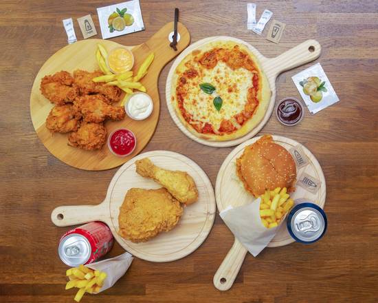 Tasty Chicken And Pizza